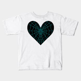 Spider Web Heart V6 Kids T-Shirt